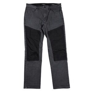 Proof Huckberry Rover Double-Knee Work Pant 34x32(31) Straight Fit Dark Gray EUC